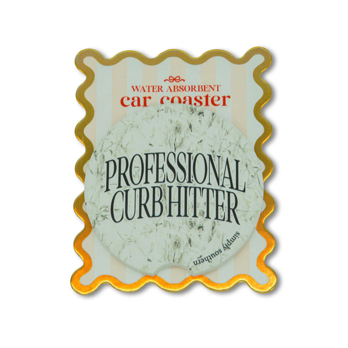 Simply Southern Light Camo Professional Curb Hitter Single Car Coaster