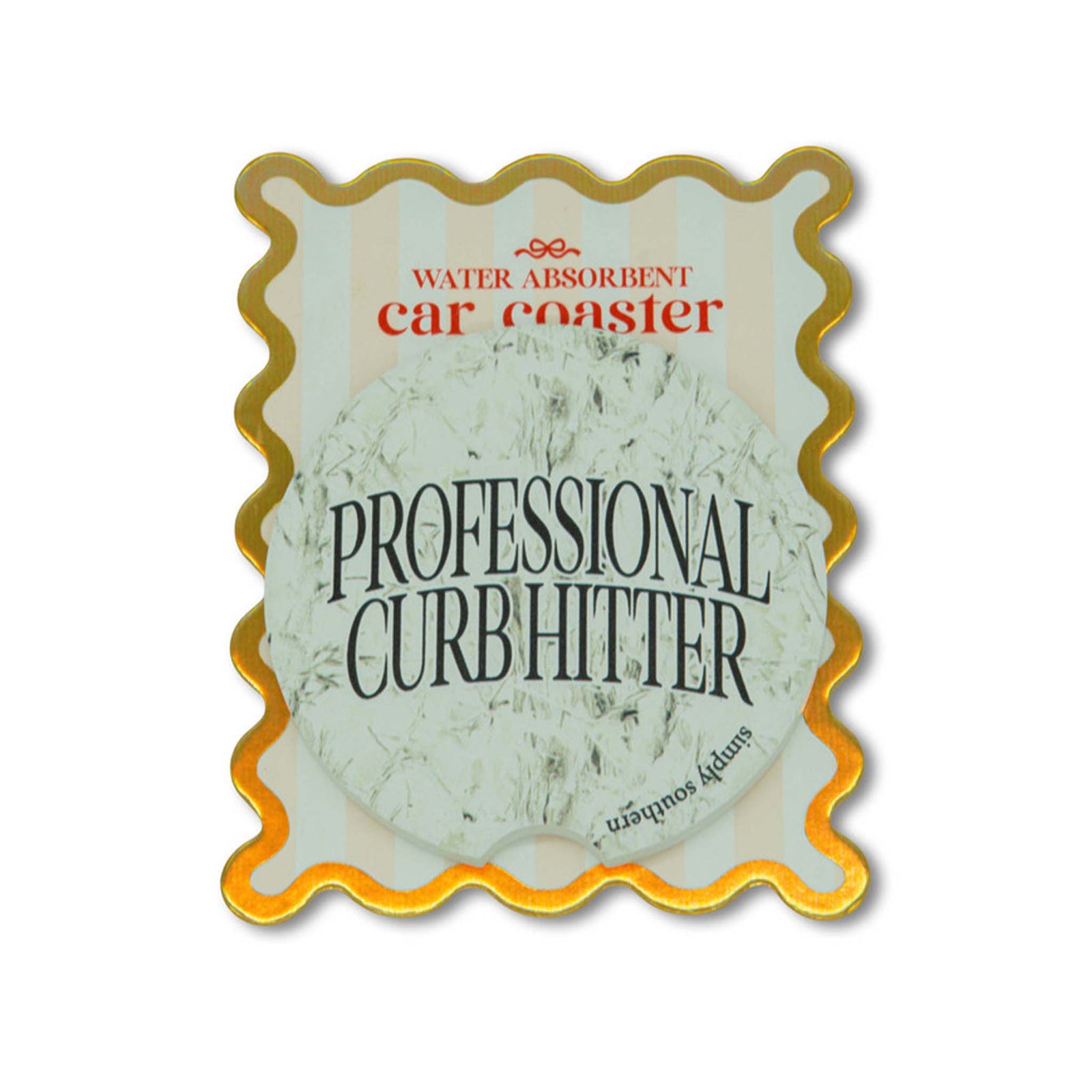 Simply Southern Light Camo Professional Curb Hitter Single Car Coaster