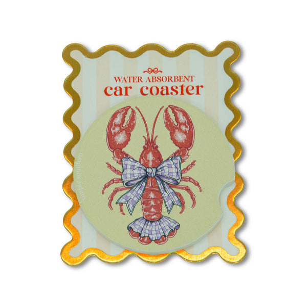 Simply southern Lobster Single Car Coaster 