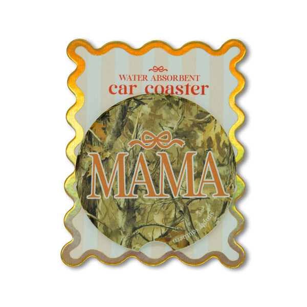 simply southern Camo Mama Single Car Coaster 