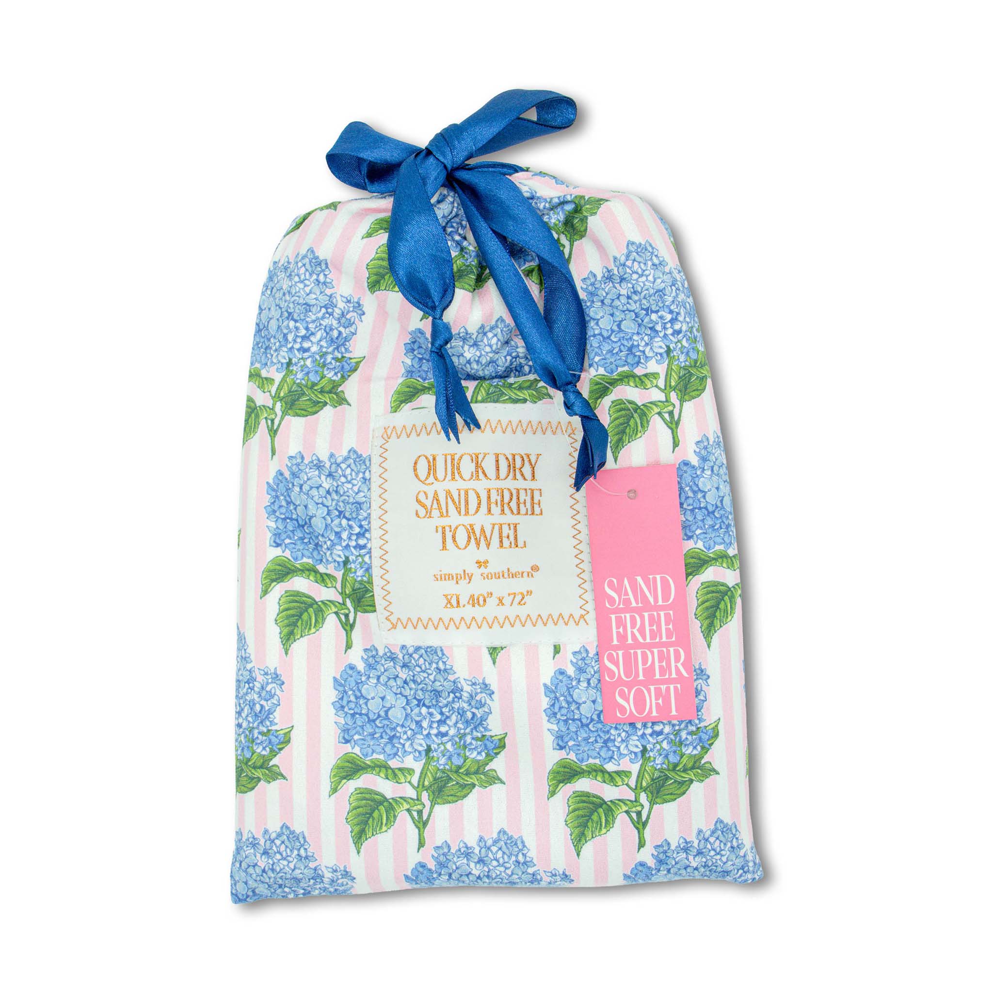 Hydrangea Printed Oversized Quick Dry Towel