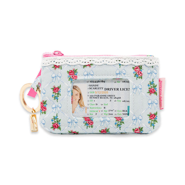 Lace ID Wallet in Bow Floral