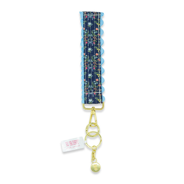 Lace Key Fob in Ribbon Floral