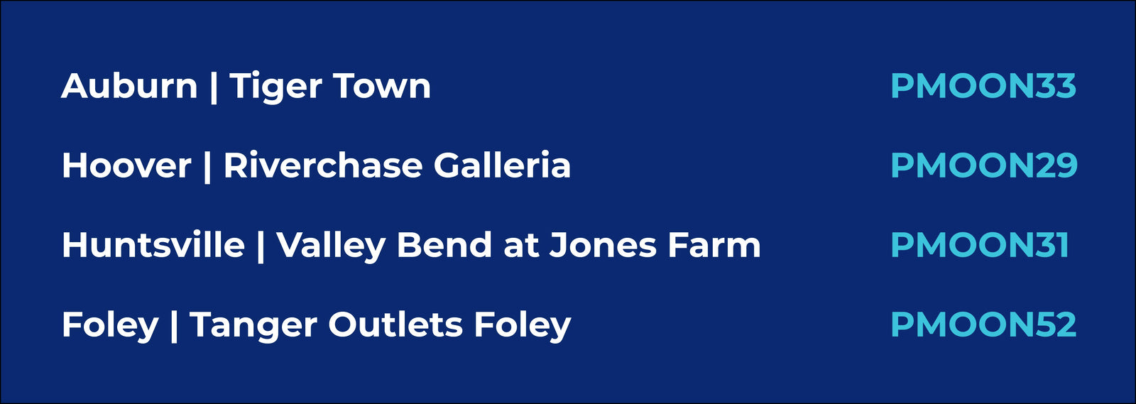 Palmetto Perks Alabama store code list