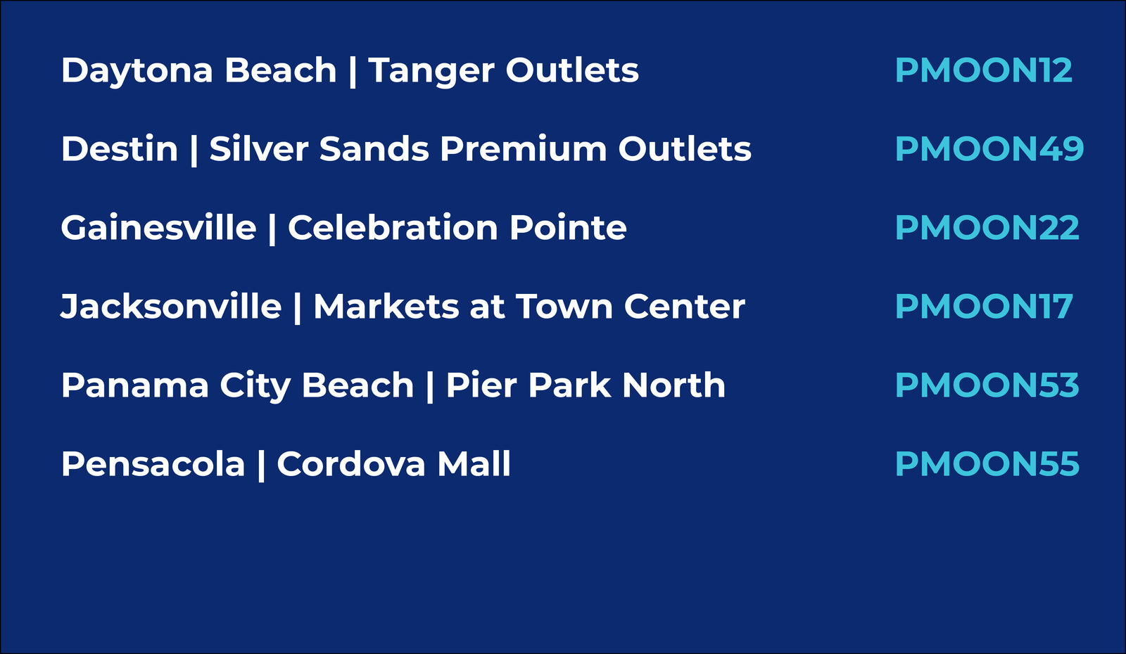 Palmetto Perks Florida Store Text Codes