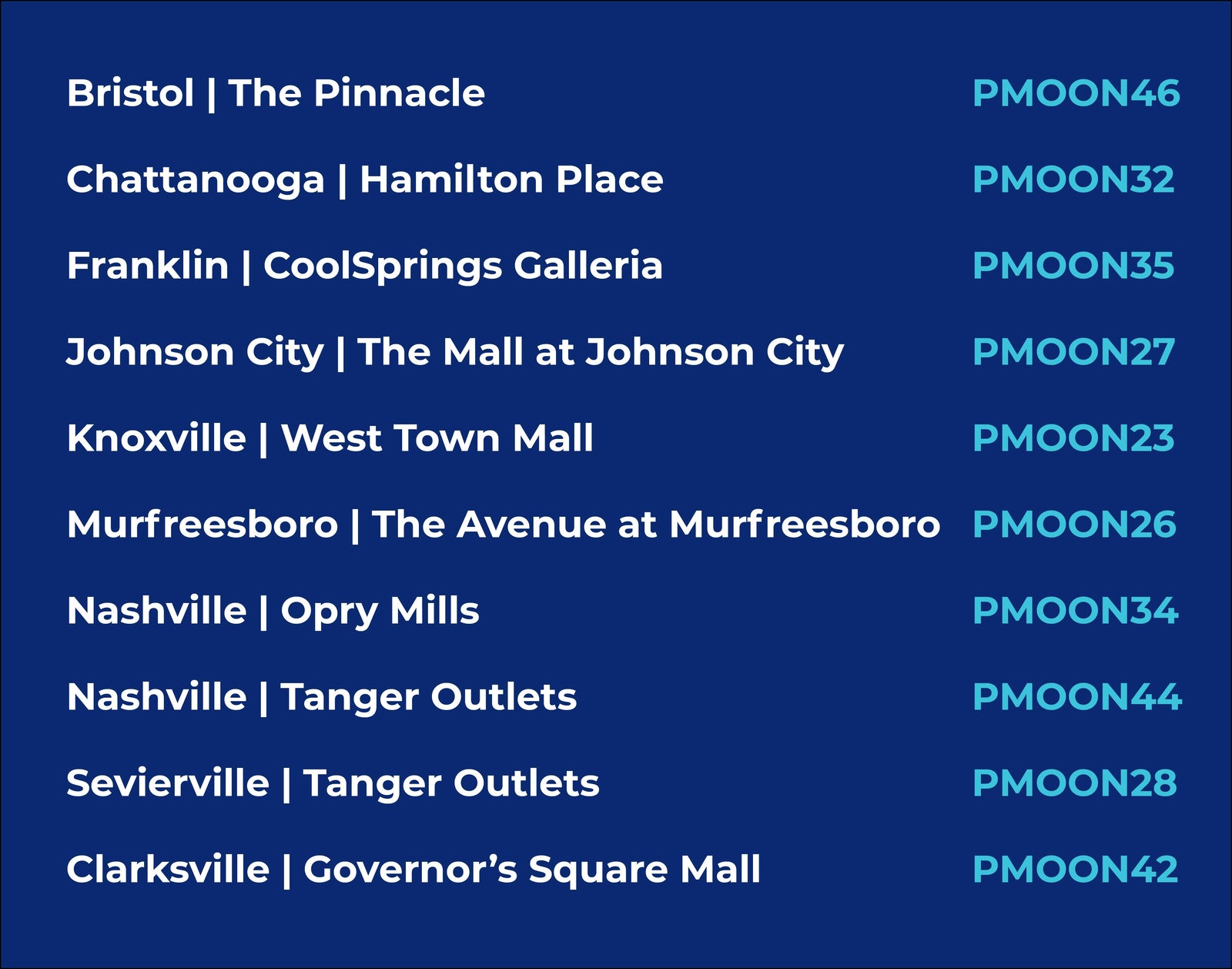 Palmetto Perks Tennessee store text codes