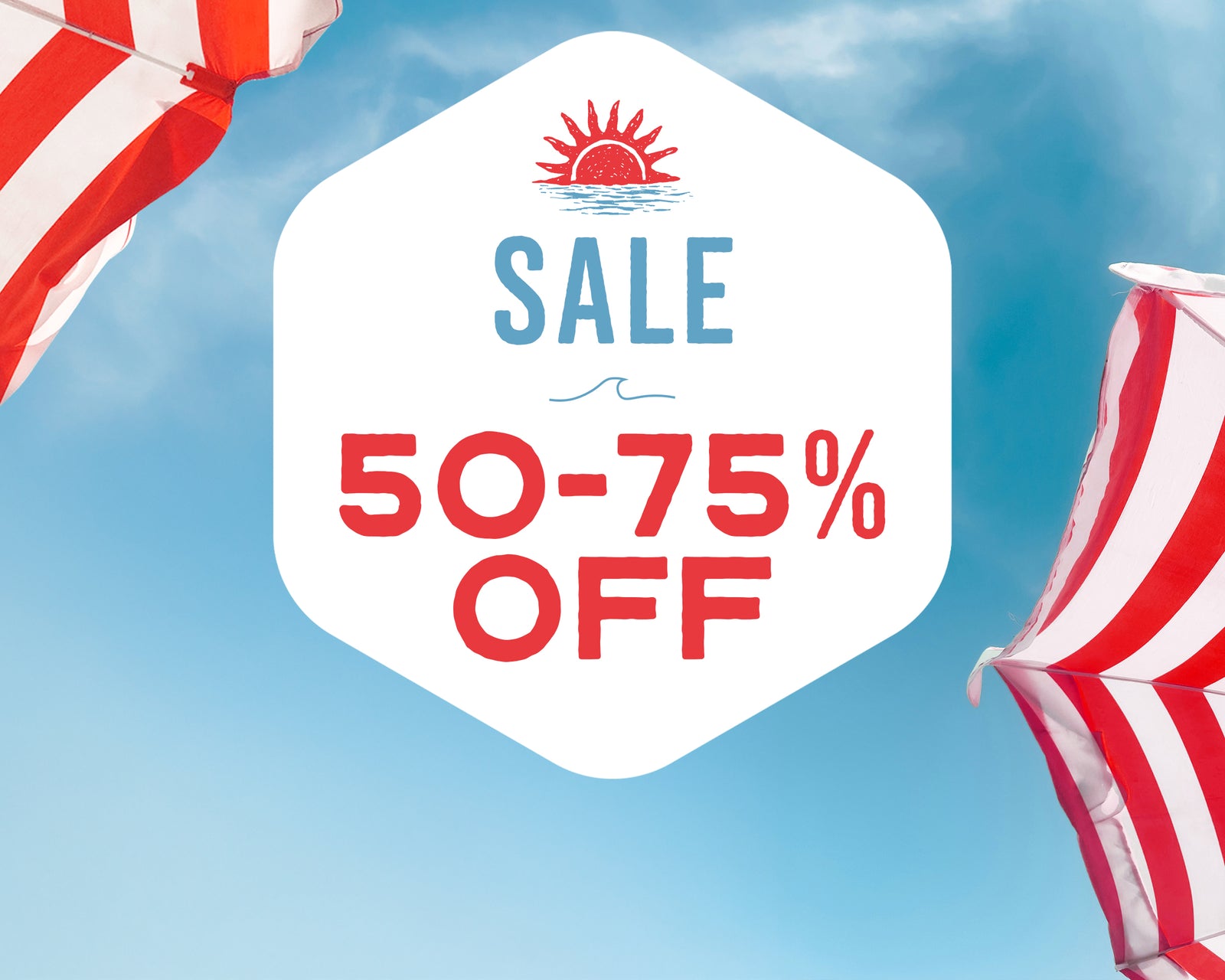 Shop 50-75% off sale styles