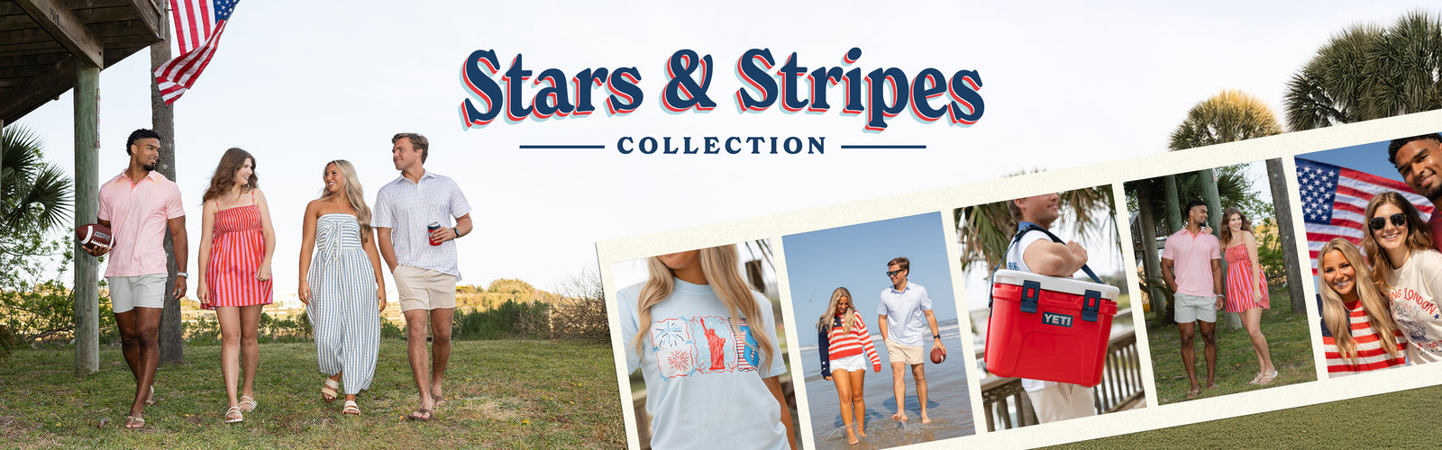 Shop the Stars & Stripes collection.