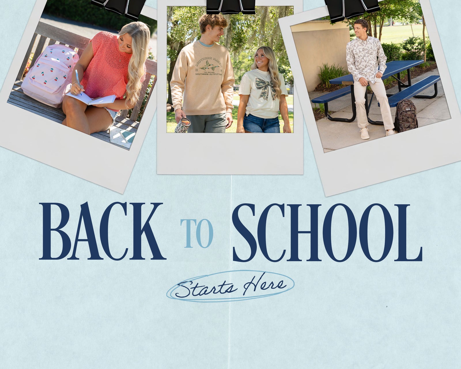 Back to school starts here.
