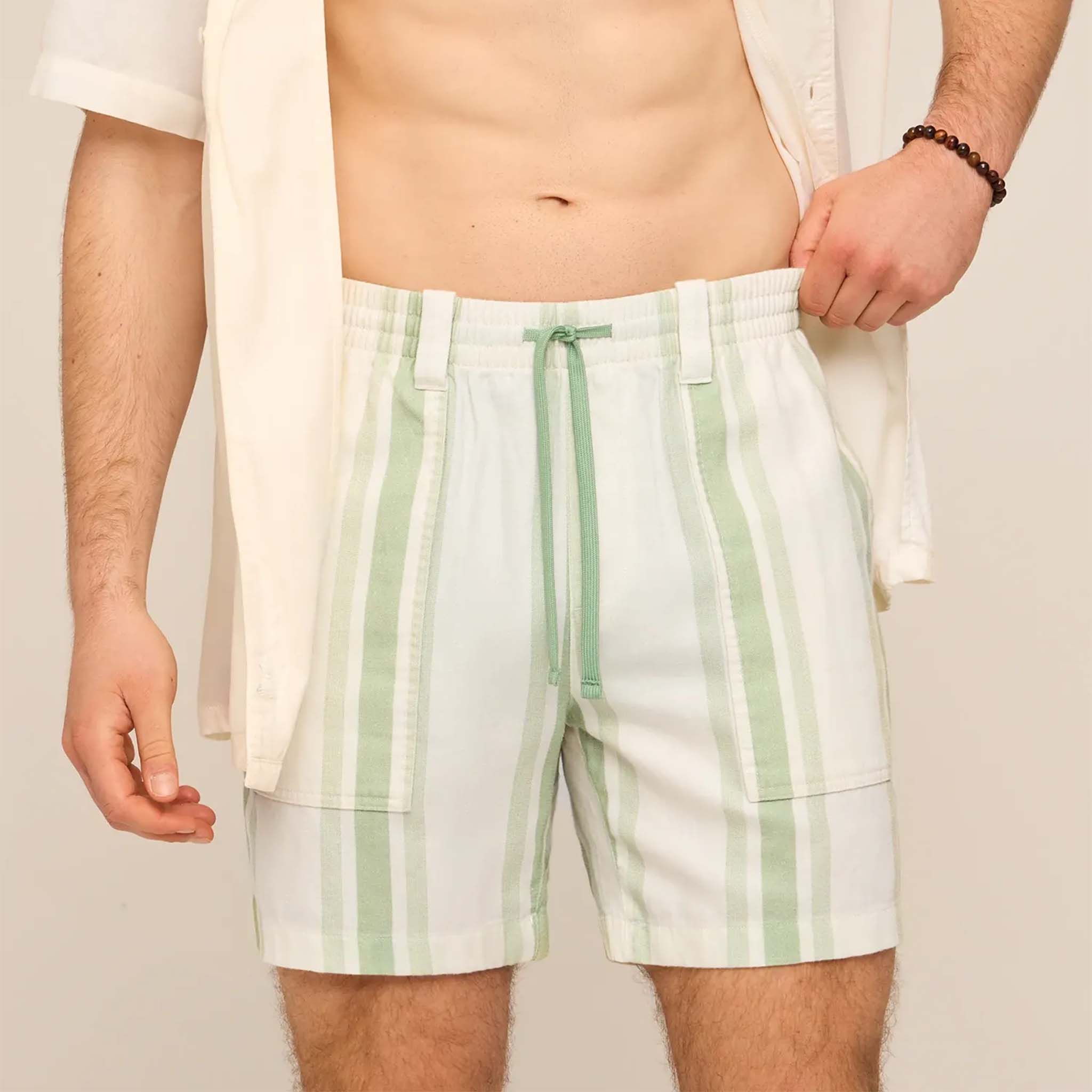 パンツ thetoe Hudson Stripe Short Pants Chubbies Men's The Stripe Teases 6 inch Off Duty Shorts | Palmetto