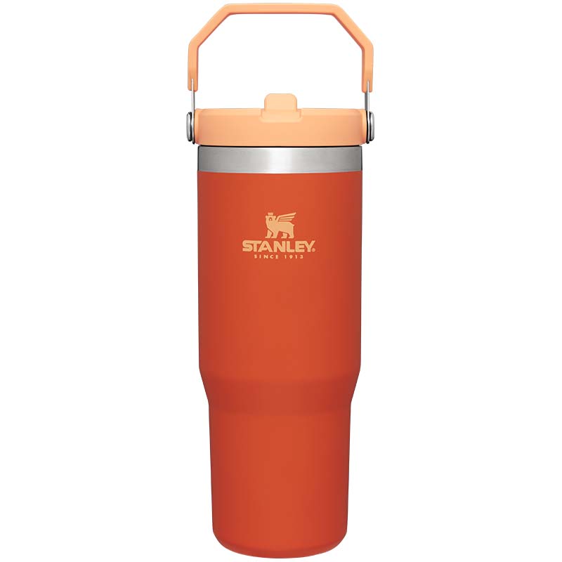 tiger lily stanley The 30oz IceFlow Flip Straw Tumbler in Tiger Lily