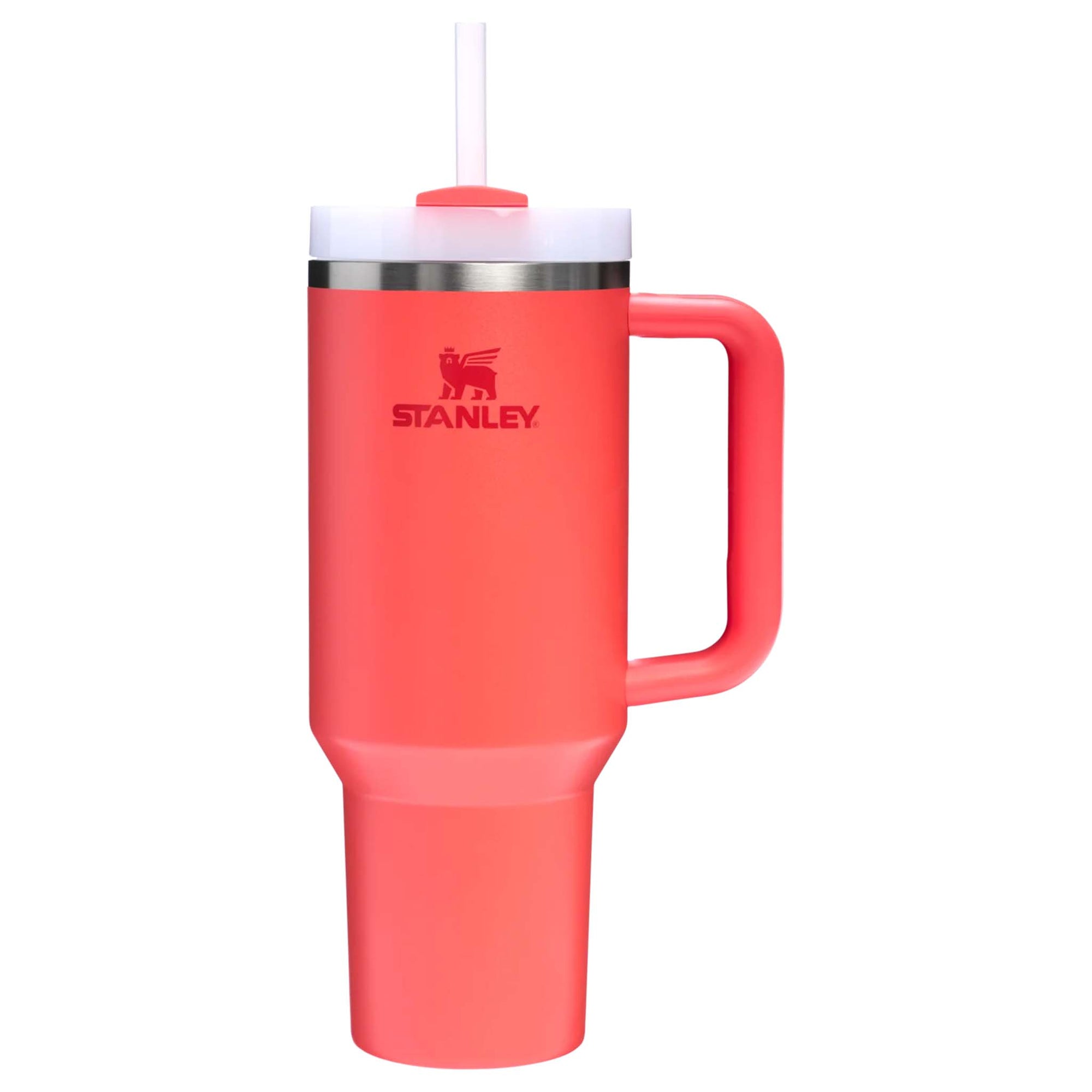 The 40oz Quencher H2.0 Flowstate™ Tumbler in Hot Coral