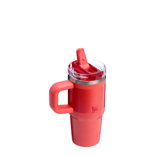 The 14oz The Quencher ProTour Flip Straw Tumbler in Hot Coral