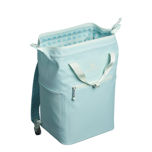 Madeline Mini Backpack Cooler in Seafoam