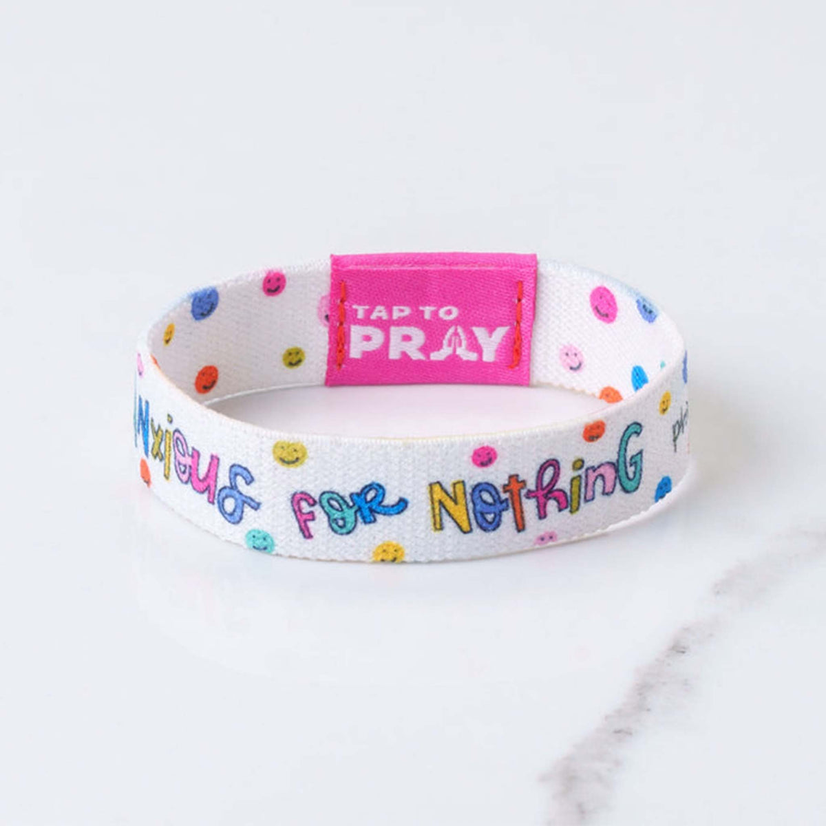 Versible Tap To Pray Wristband in Anxious For Nothing