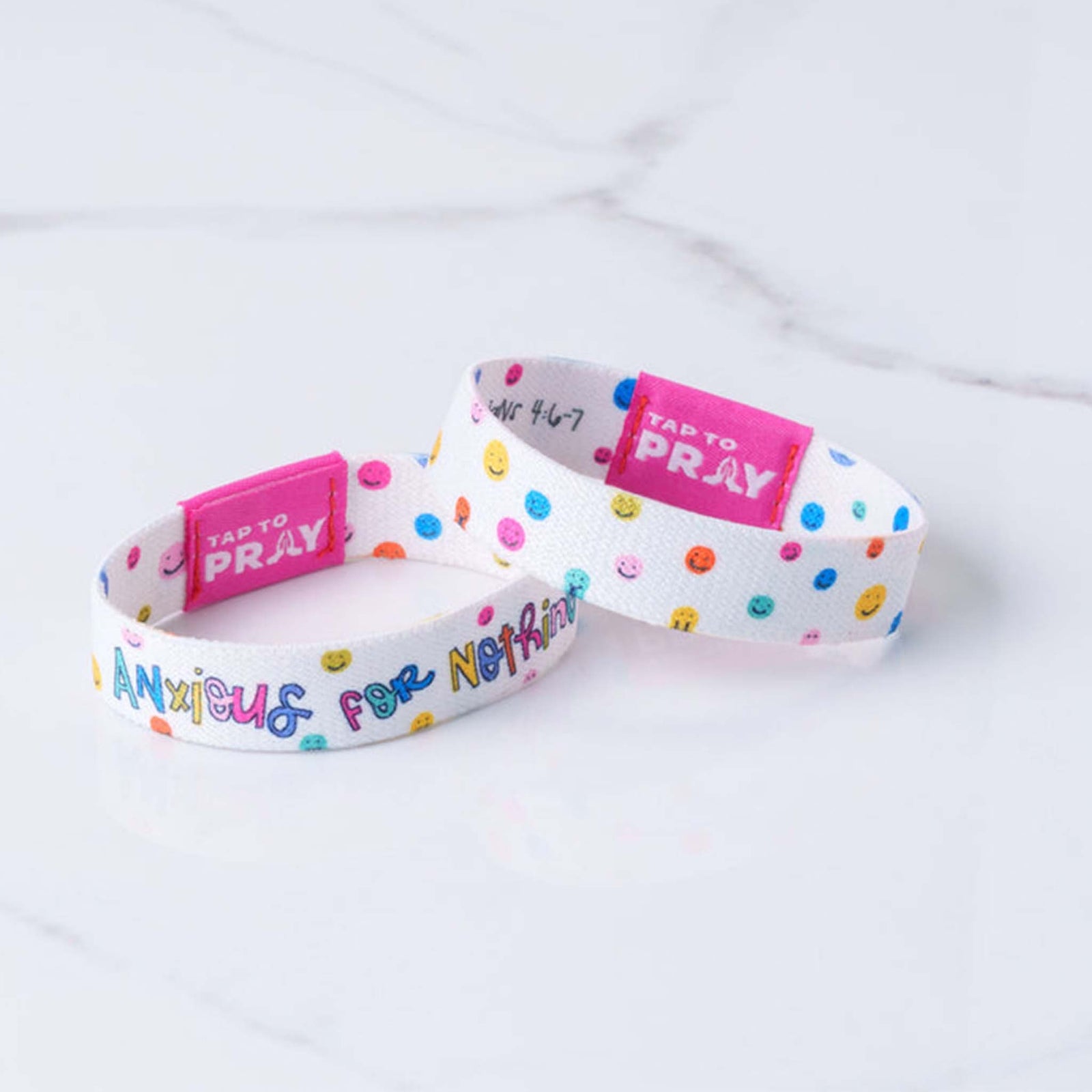 Versible Tap To Pray Wristband in Anxious For Nothing
