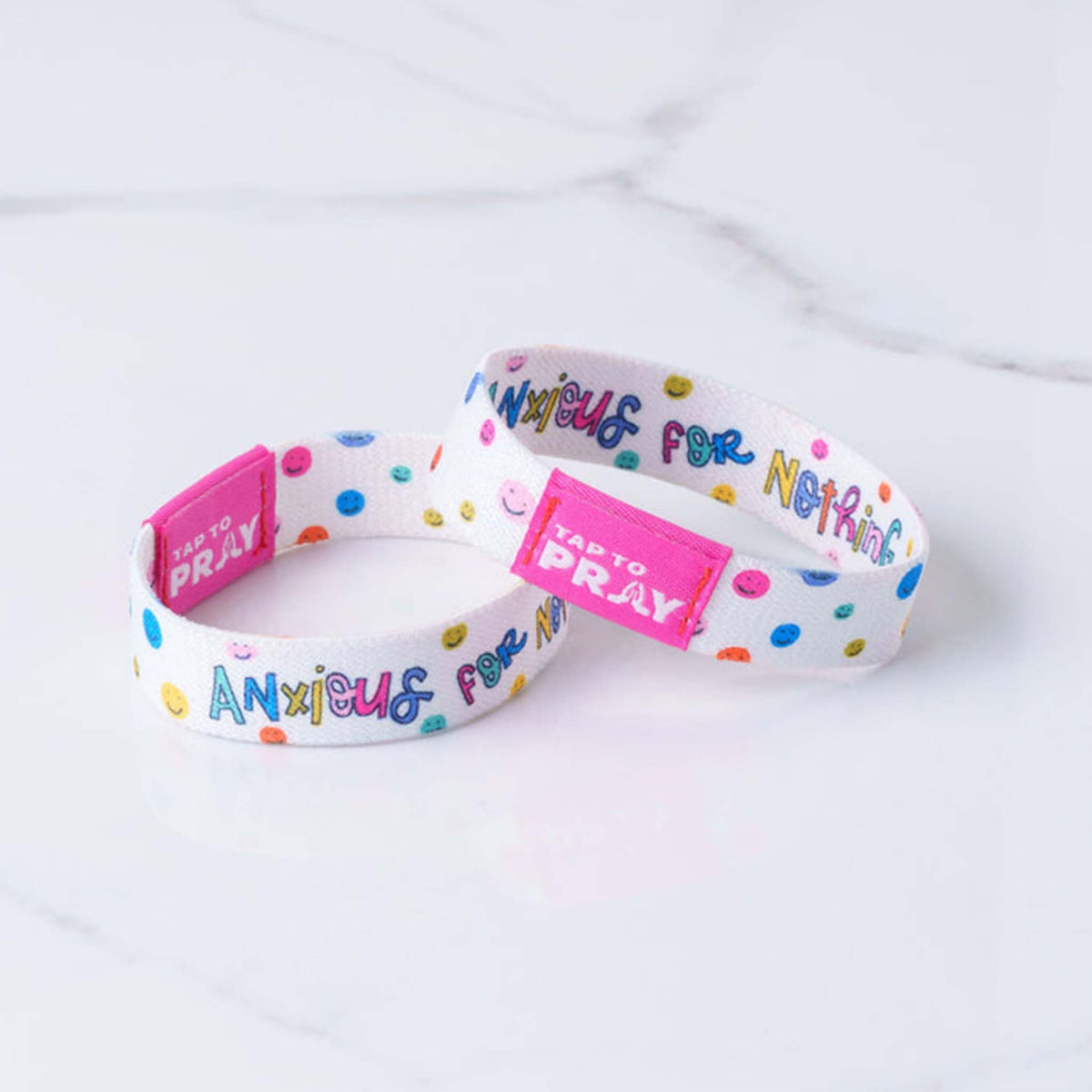 Versible Tap To Pray Wristband in Anxious For Nothing