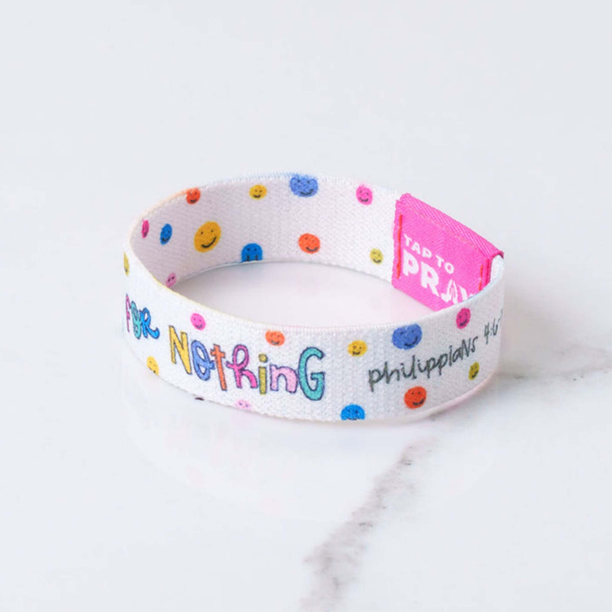 Versible Tap To Pray Wristband in Anxious For Nothing