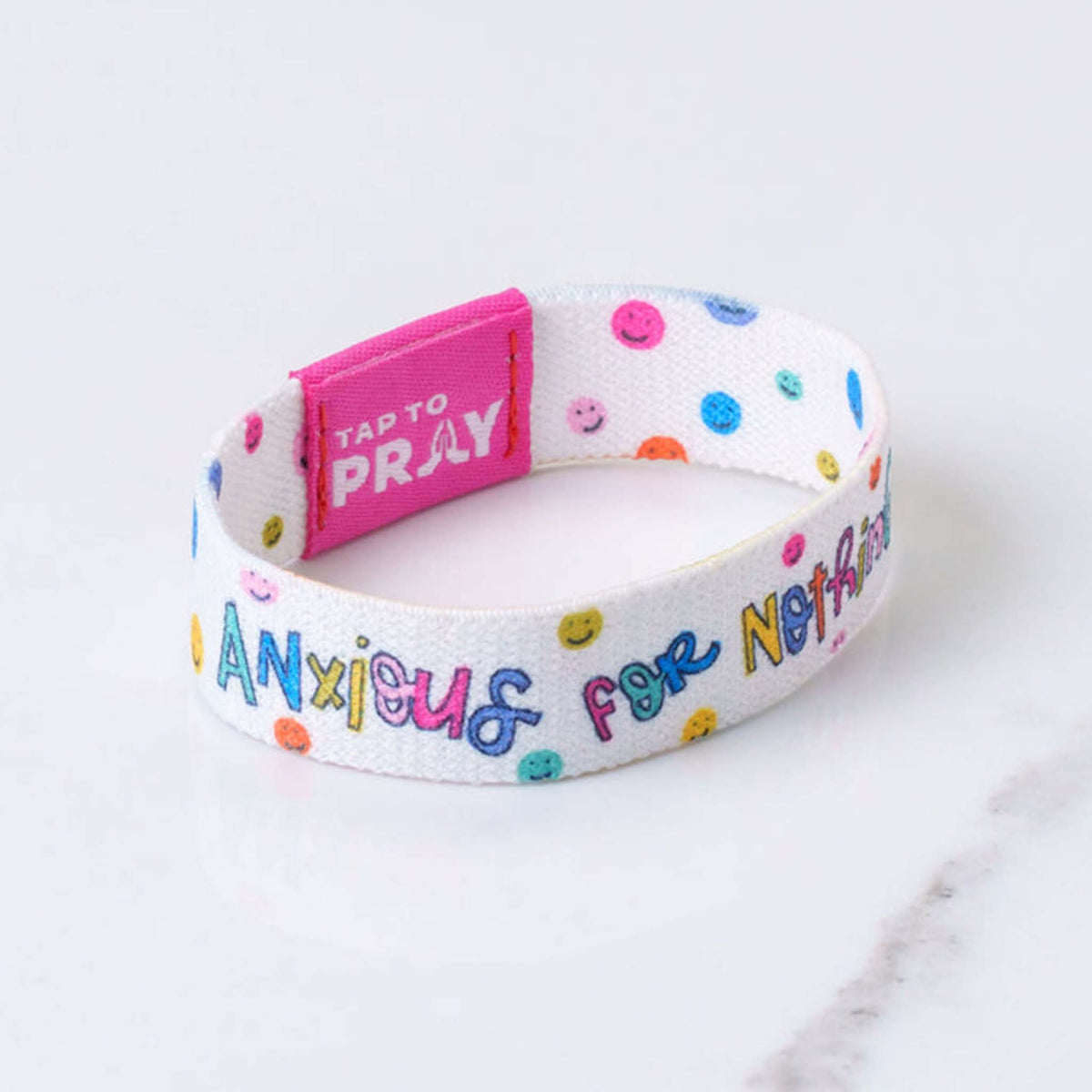Versible Tap To Pray Wristband in Anxious For Nothing