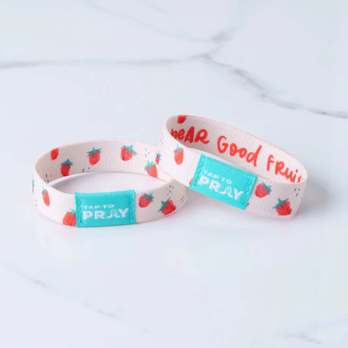 Versible Tap To Pray Wristband in Bear Good Fruit