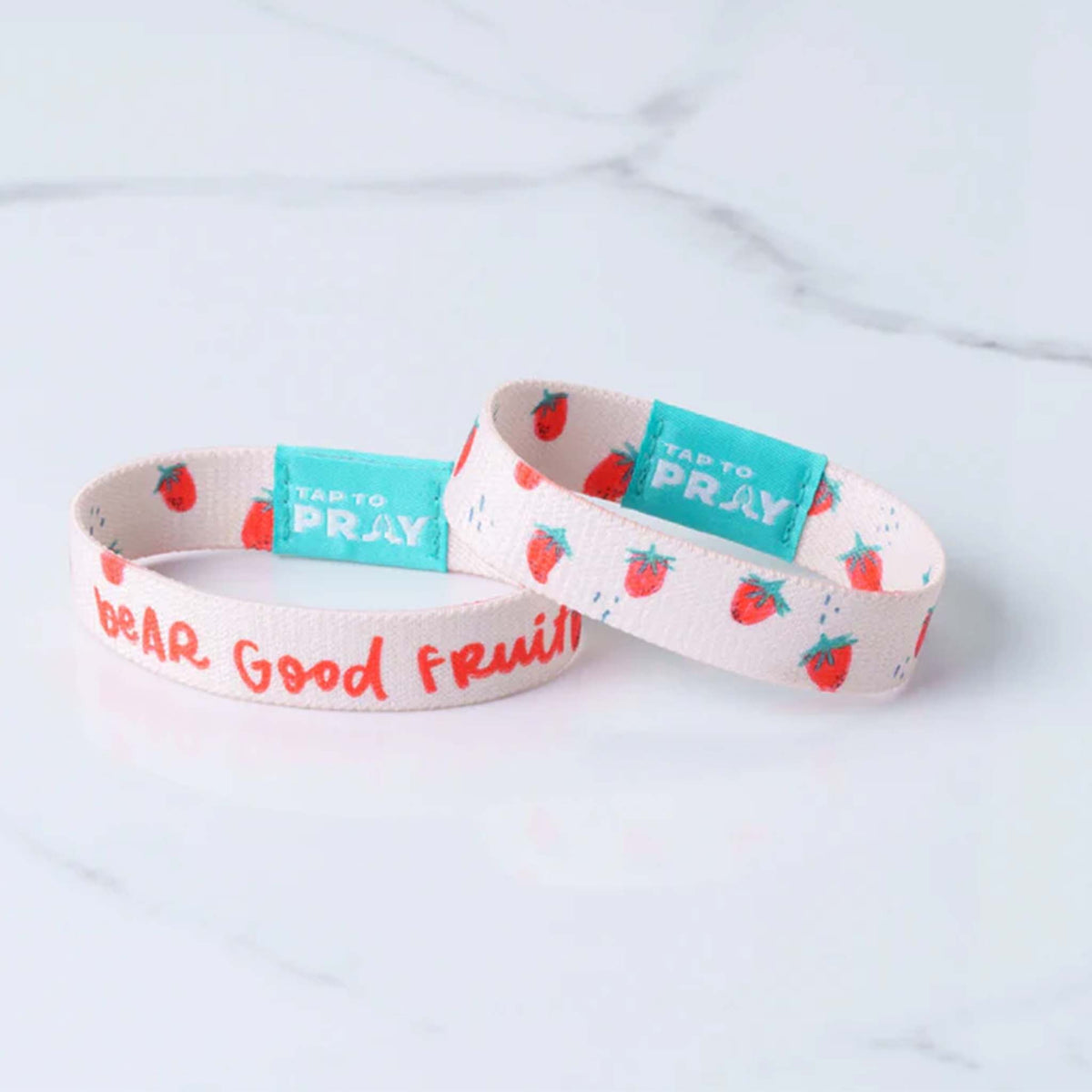 Versible Tap To Pray Wristband in Bear Good Fruit