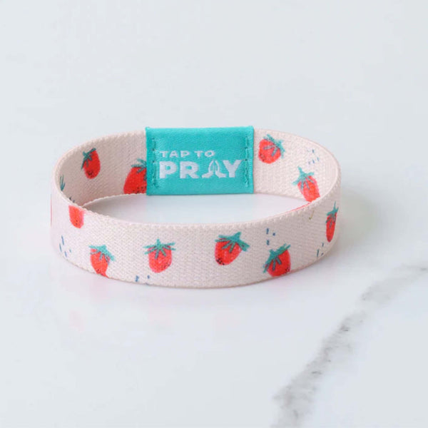 Versible Tap To Pray Wristband in Bear Good Fruit