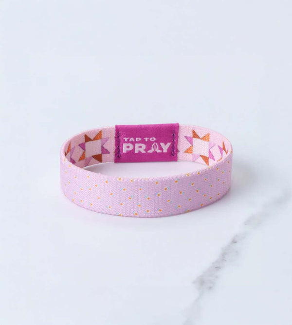 Versible Tap To Pray Wristband in Mosaic Star 