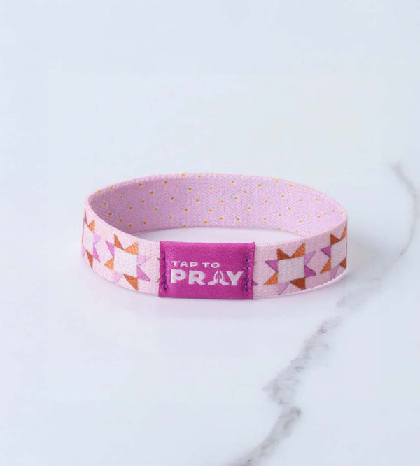 Versible Tap To Pray Wristband in Mosaic Star 