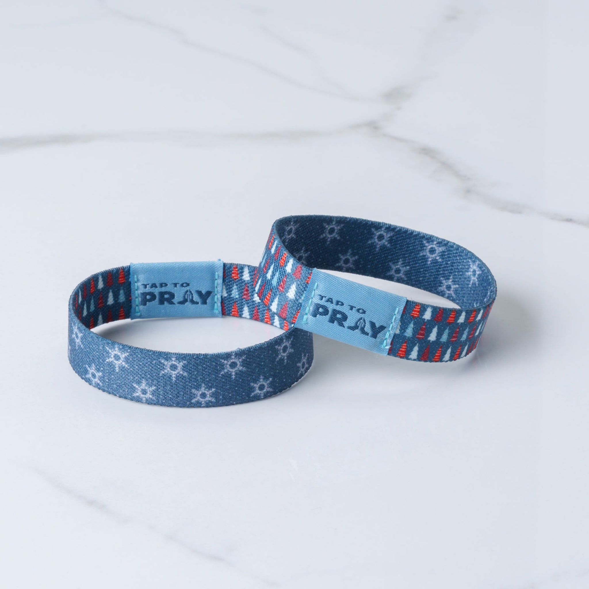 Tap To Pray Wristband Winter Wonderland