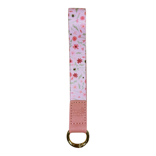 Pink Meadows Wrist Lanyard
