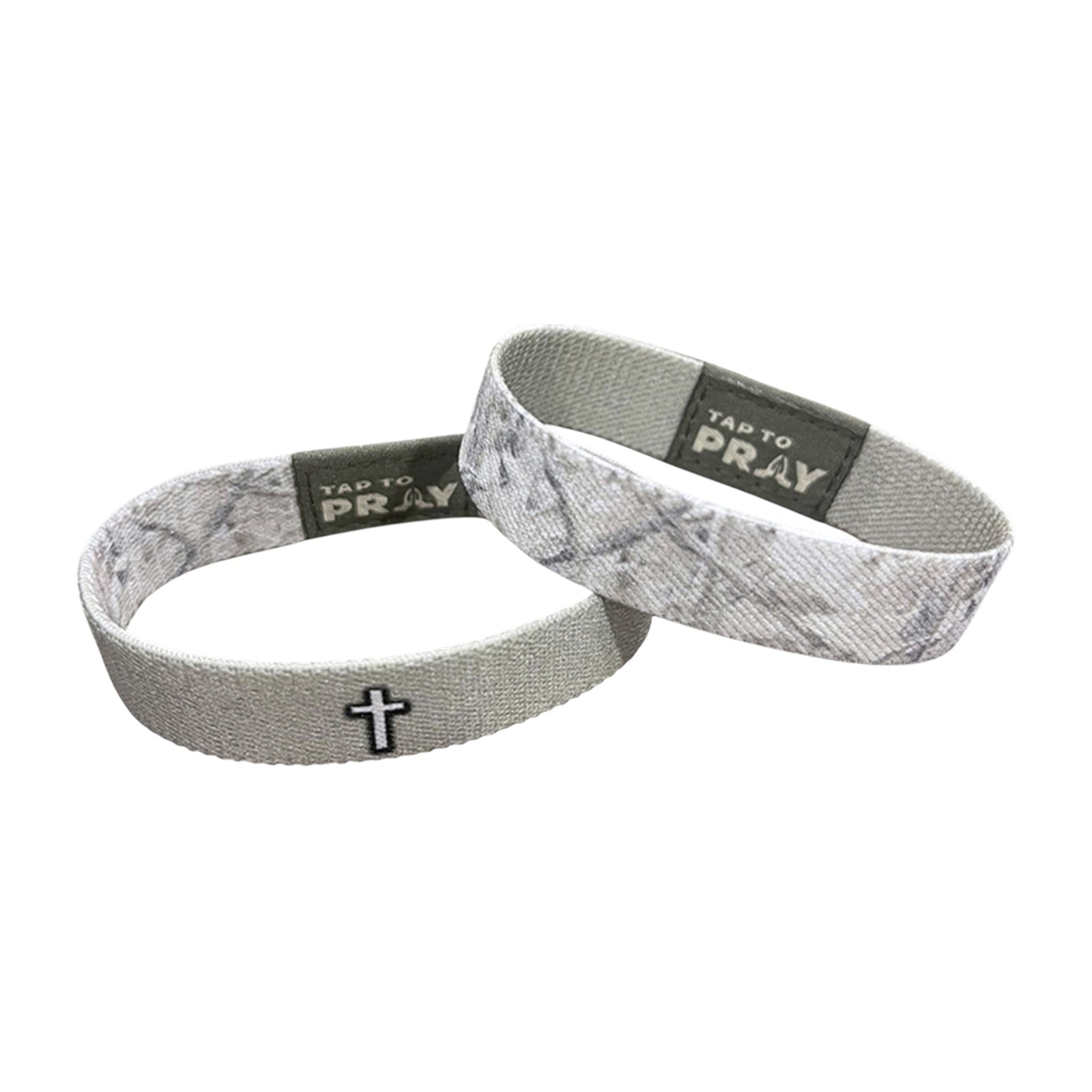 Tap To Pray Wristband in Forest Camo Drift