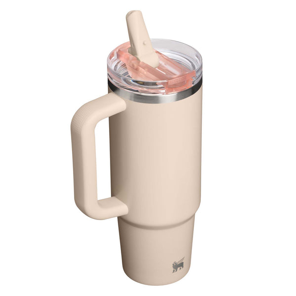 The 30oz Quencher ProTour Flip Straw Handled Tumbler in Champagne