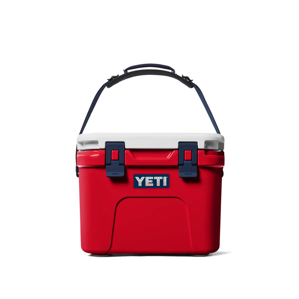 Red, White, and Navy Roadie 15 Cooler
