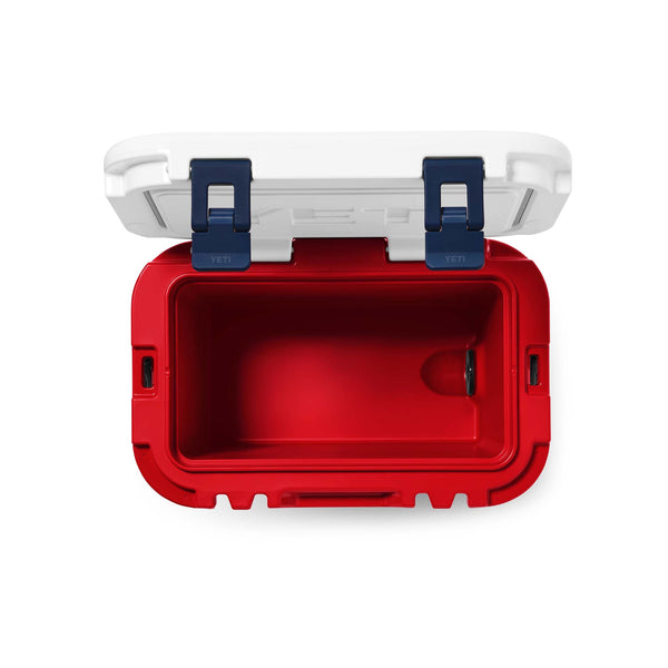 Red, White, and Navy Roadie 15 Cooler
