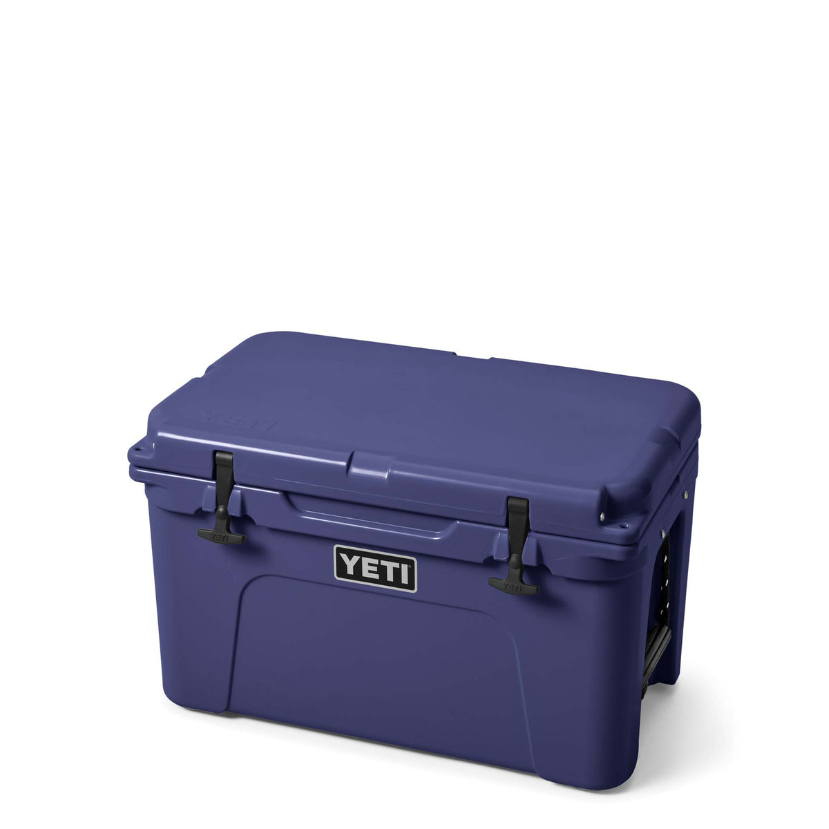 angled front view of Moon Dust Tundra 45 Cooler with lid closed