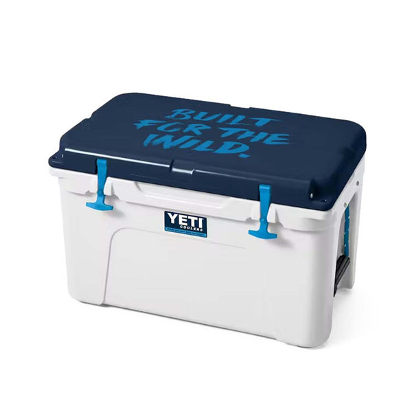 Blue & White Anniversary Tundra 45 Cooler