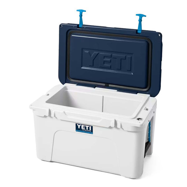 Blue & White Anniversary Tundra 45 Cooler