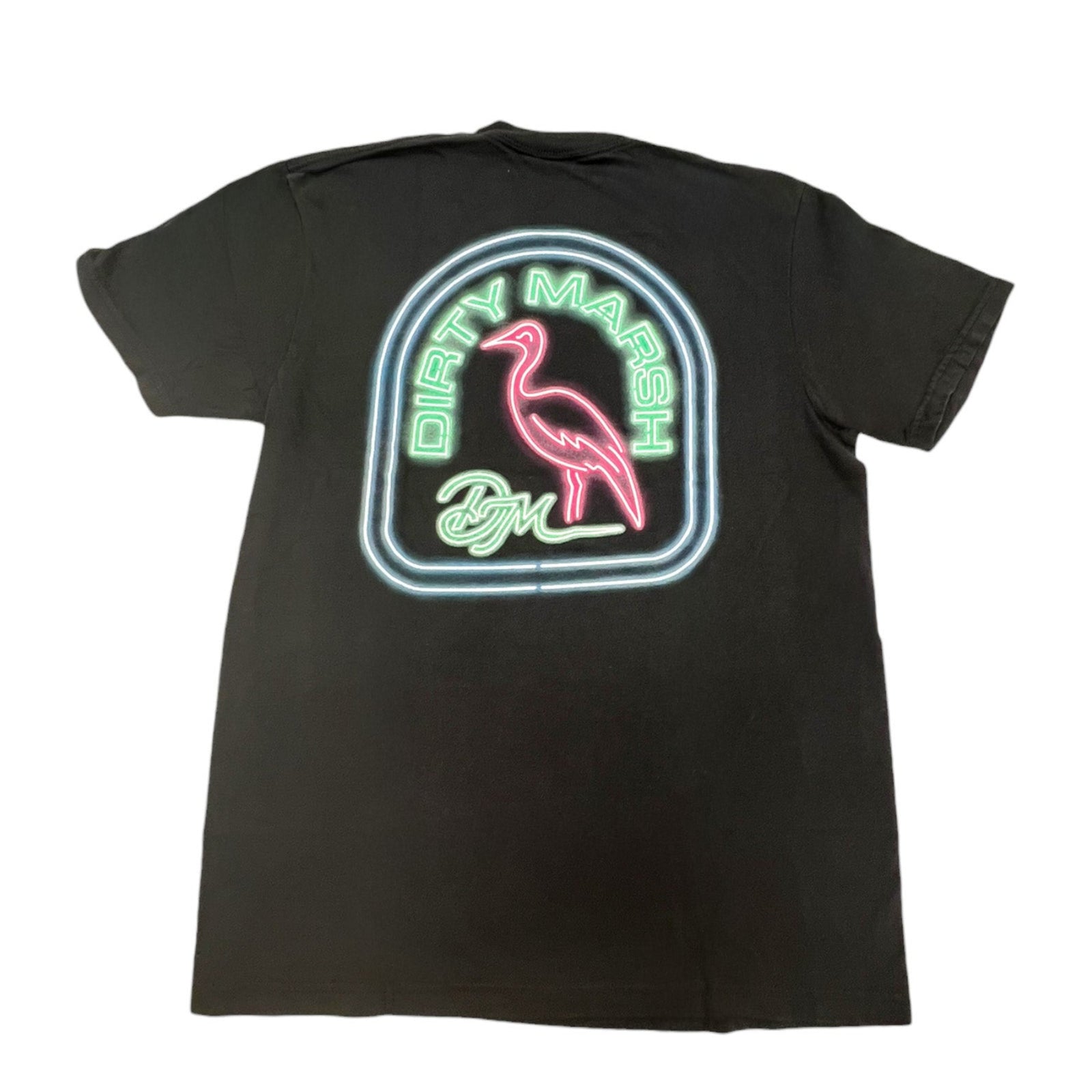 Neon Tombstone Short Sleeve T-Shirt in Black