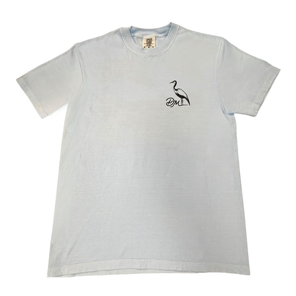 Marshall On Da River Short Sleeve T-Shirt in Chambray