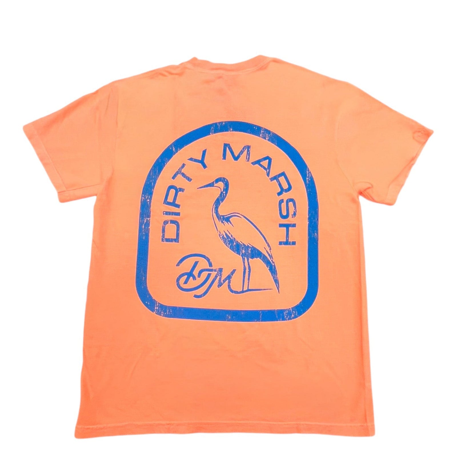 Neon Tombstone Short Sleeve T-Shirt in Neon Cantalope
