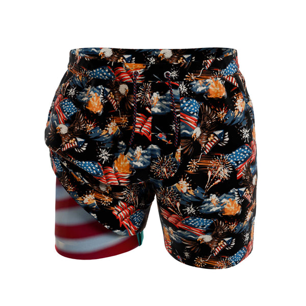 The Declaration 5-inch Hammock Pouch Lined Swim Shorts
