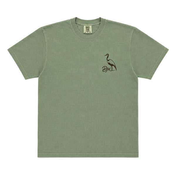 Skelly On Da Bayou Short Sleeve T-Shirt in Light Green
