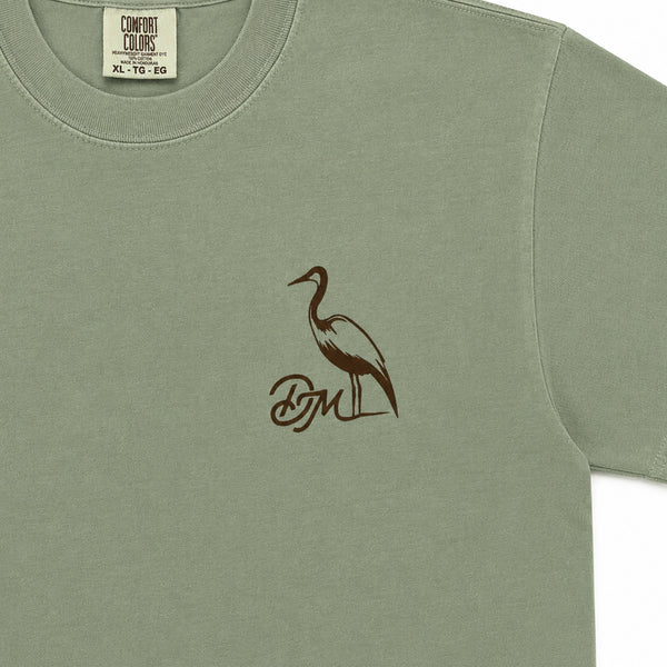 Skelly On Da Bayou Short Sleeve T-Shirt in Light Green
