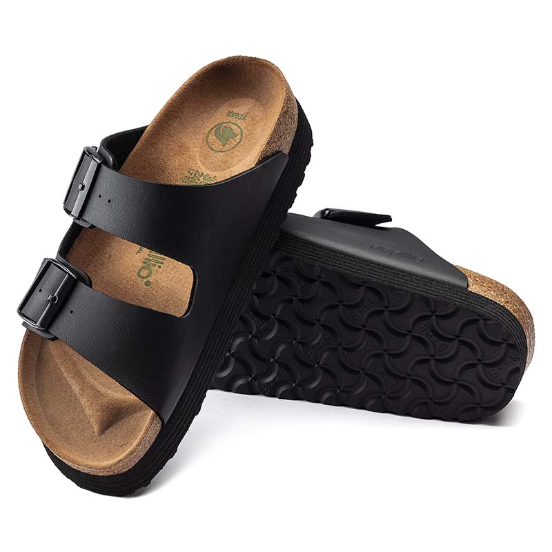 Papillio by Birkenstock Arizona Platform Sandals in Black