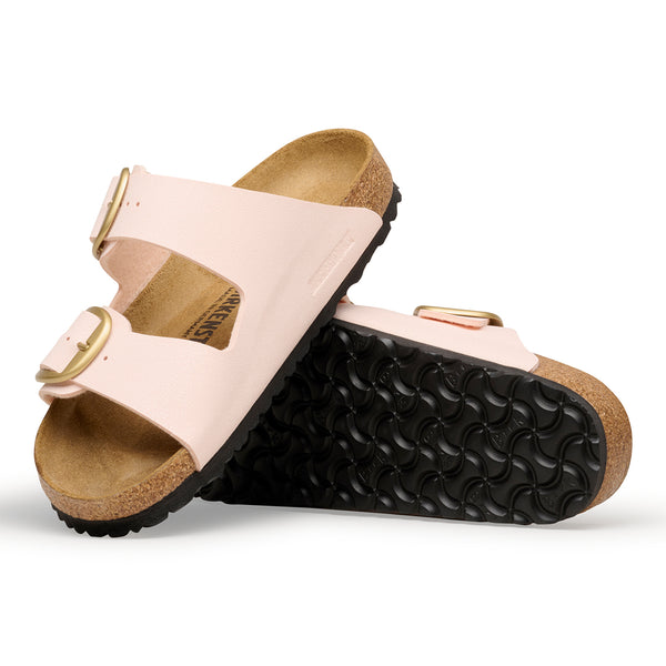 Women's Arizona Birko-Flor Big Buckle Sandals in Light Rose