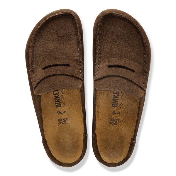 Birkenstock Men's Naples Suede Leather Clog in Carafe