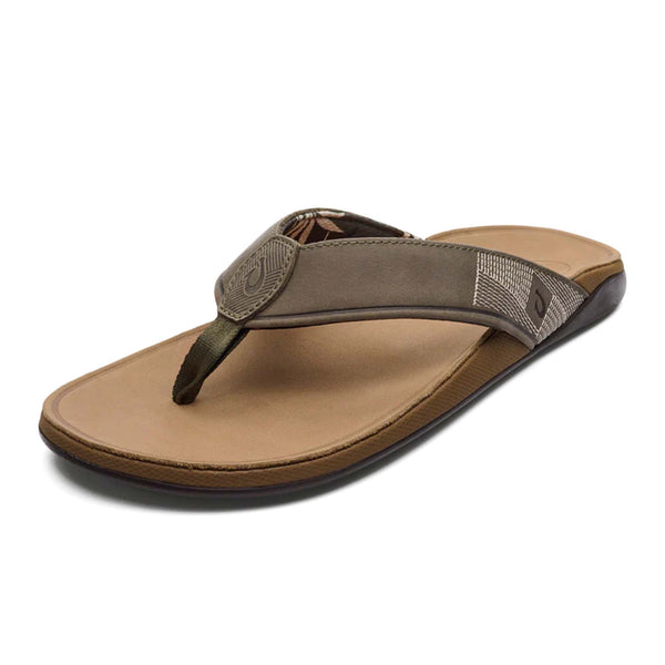 Men's Tuahine Sandals in Hunter and Golden Sand