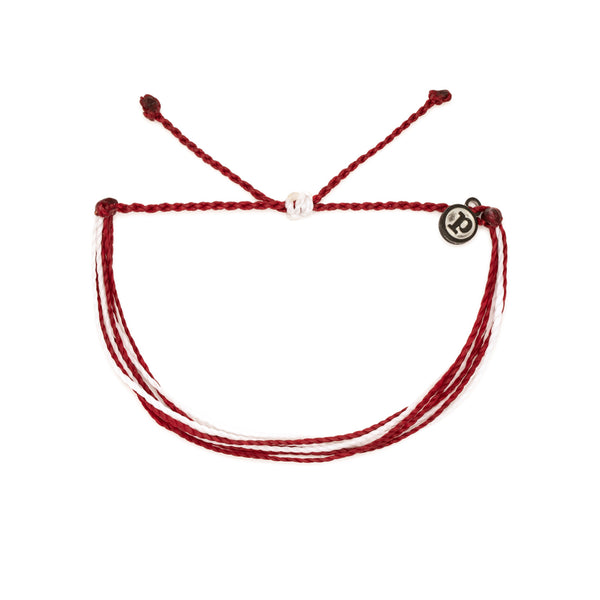 Gameday Bracelet in Crimson and White