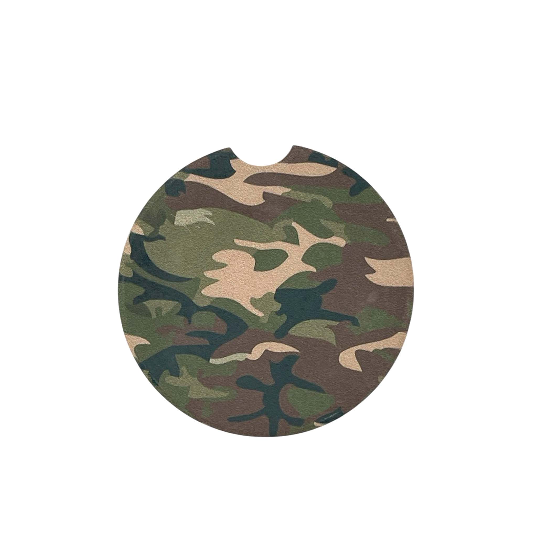 Camo Print Car Coaster
