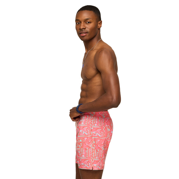 The Pyramid Poolside 5.5 Inch Lined Swim Shorts